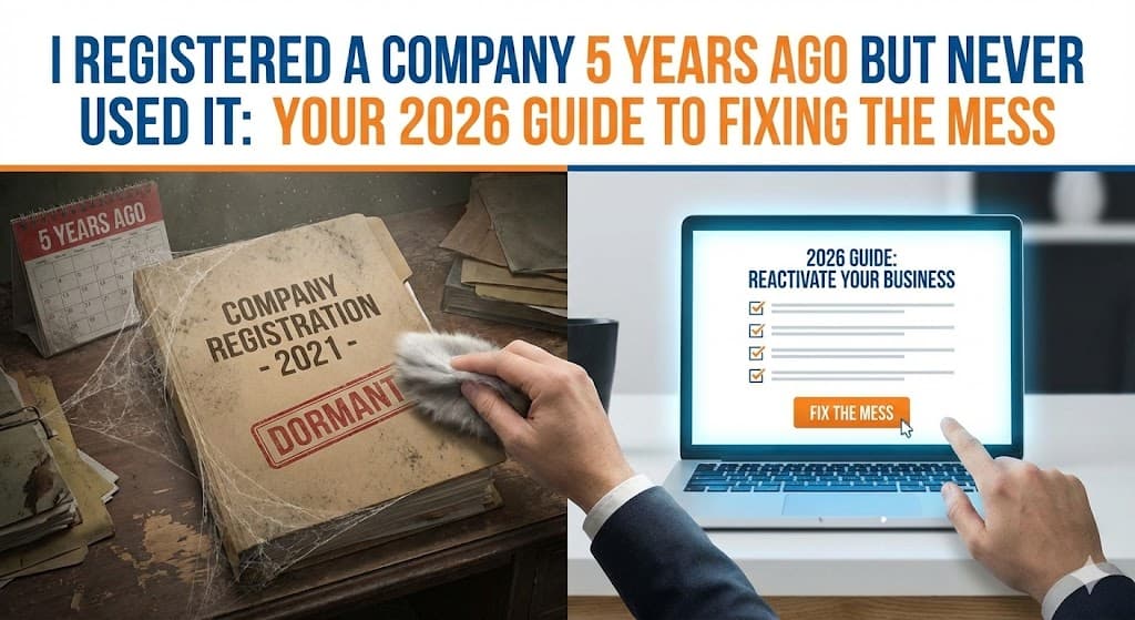"I Registered a Company 5 Years Ago But Never Used It": Your 2026 Guide to Fixing the Mess